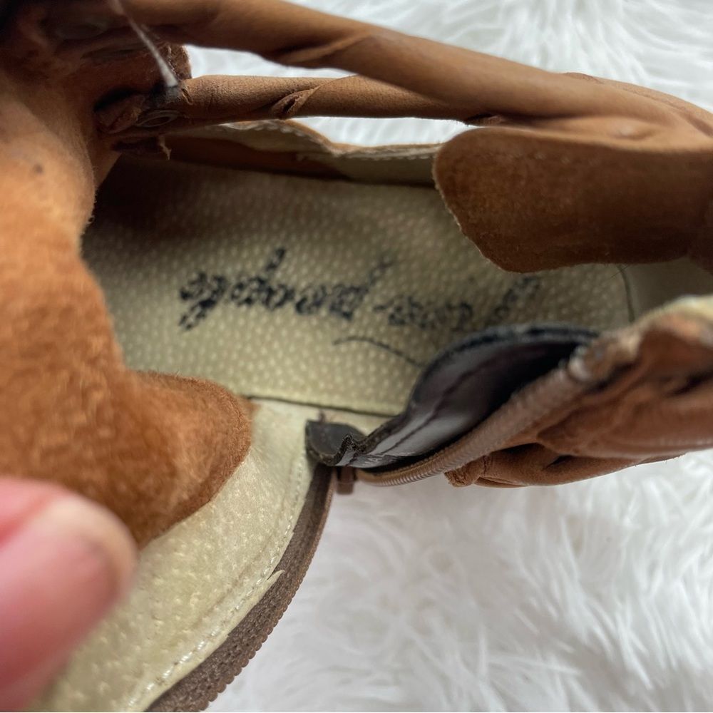 Free People Landslide Braided Leather Ankle Booties - Picture 10 of 12